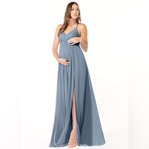 Azazie Annabelle (Size 6) - Dusty Blue